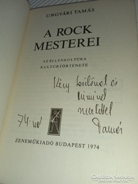 Tamás Ungvári - masters of rock - signed - kéry l.- /Signed copy!/
