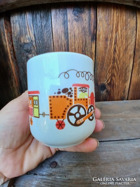 Alföldi porcelain train children's mug
