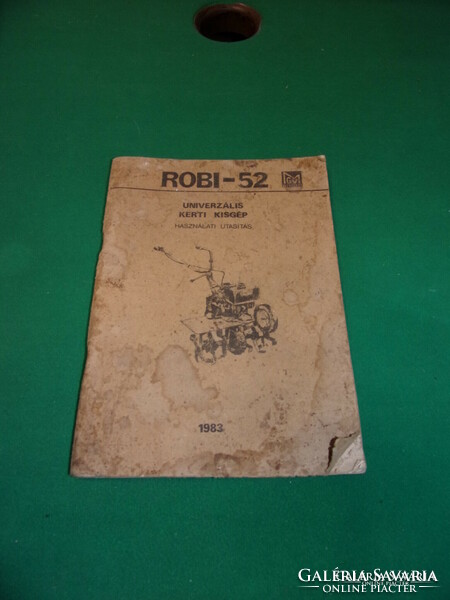 Instructions for use of Robi 52 hoe and omega vacuum cleaner