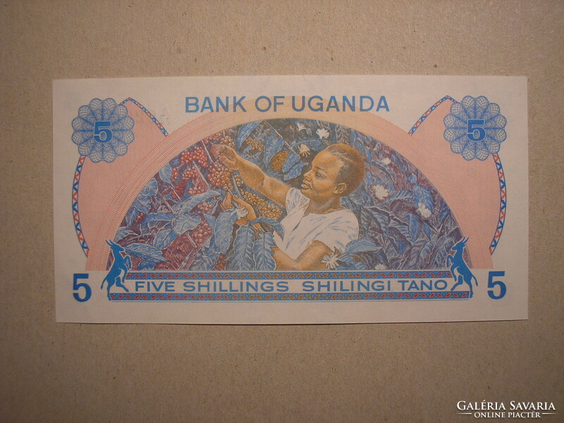 Uganda - 5 Shilings 1979 UNC