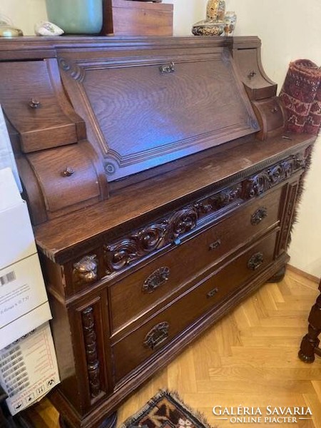 Neo-Renaissance style writing desk (commode) for sale.
