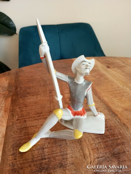 Drasche Don Quijote Hibátlan Kézzel festett Figura