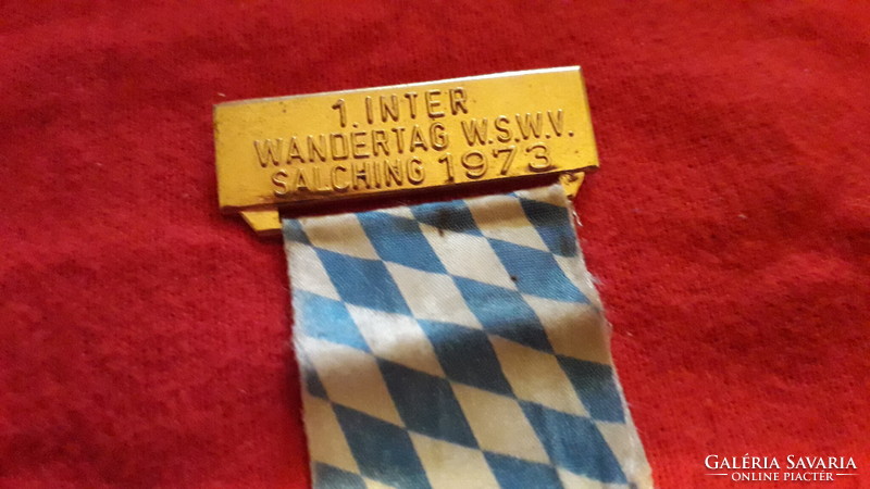 1.1.1973 Salching insignia of the International Traditionalist Traditionalist Meeting of Nationalities according to pictures