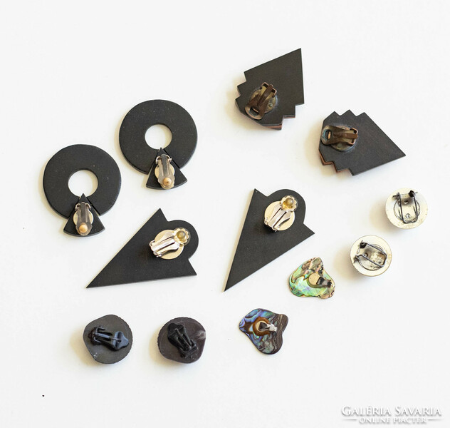 Last option - vintage ear clip package - 6 pairs of earrings