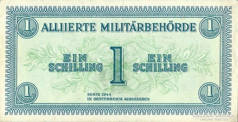 1 Schilling 1944 militarbehörde austria