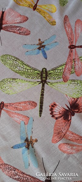 Women's scarf with dragonfly, stole (l4647)
