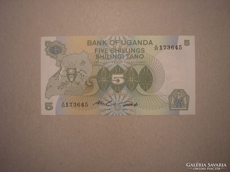 Uganda - 5 Shilings 1982 UNC