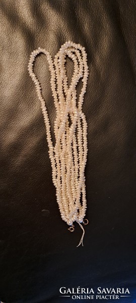 Multi-row cultured pearl necklace, 36 cm