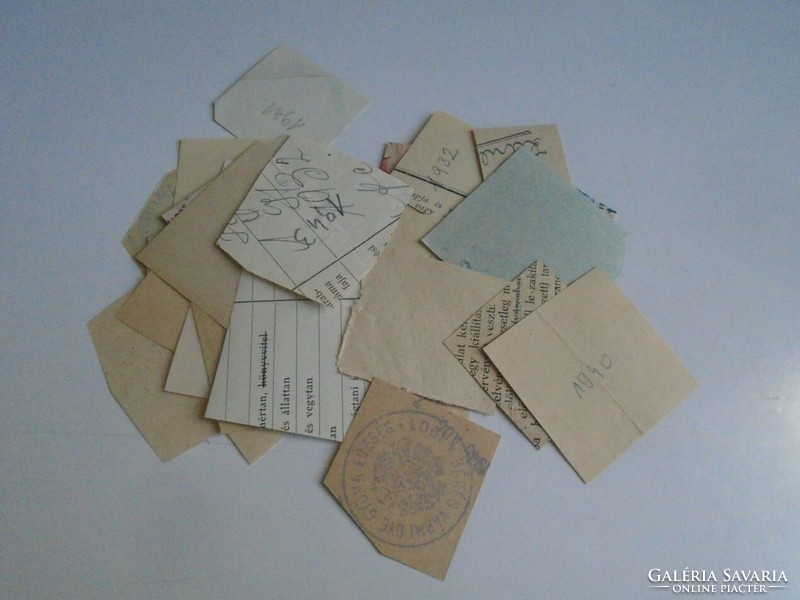 D202368 GYOMA régi bélyegző-lenyomatok 33 db.   kb 1900-1950's