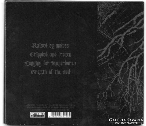 Serpentcult - raised by wolves digipack cd 2011
