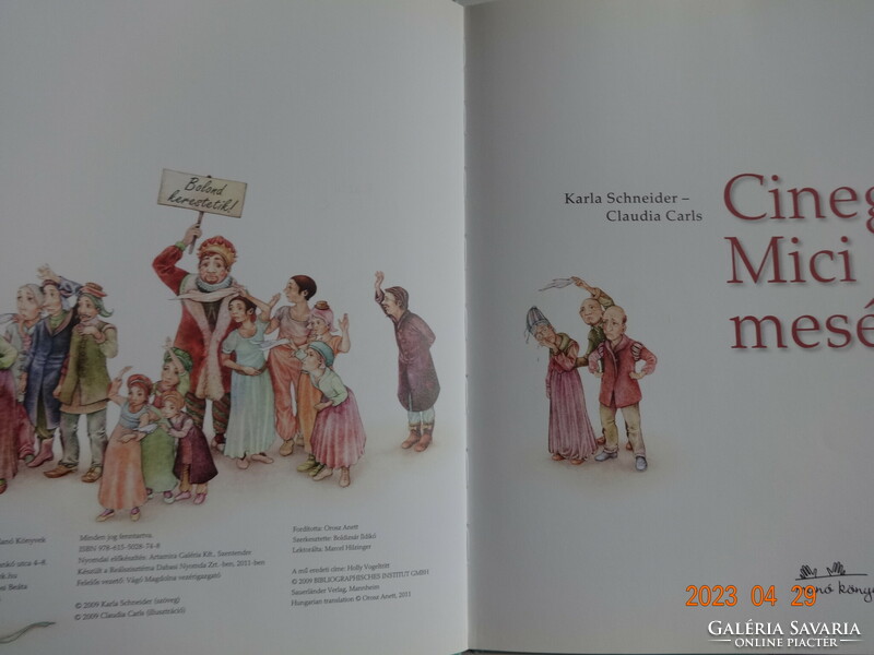 Carla Schneider: Cinege ​Mici meséje - mesekönyv Claudia Carls illusztrációival