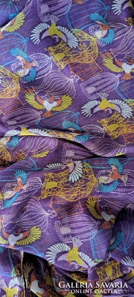Women's scarf with small bird cage, stole (l4646)