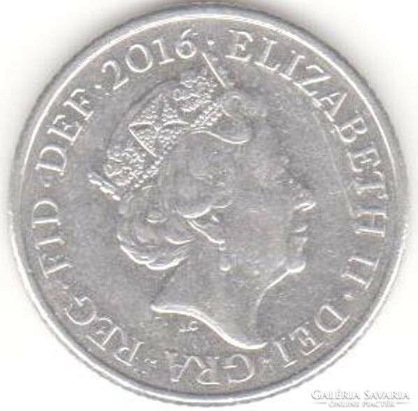 United Kingdom 10 pence 2016 magnetic vf