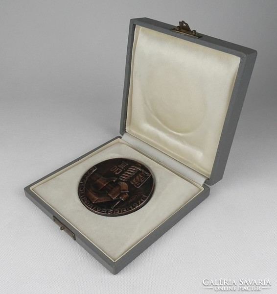 1R170 Szegedi ipari vásár III. díj 1971 bronz emlékplakett