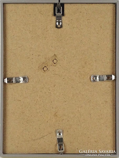 1R157 XX. századi művész : Műterem jelzett keretezett linoleum metszet
