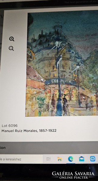 Ruiz Morales - Parisian street scene