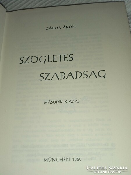 Gábor Áron - rectangular freedom 1969 - dedicated dr. Vilmos Csernohorszky- /dedicated copy!/