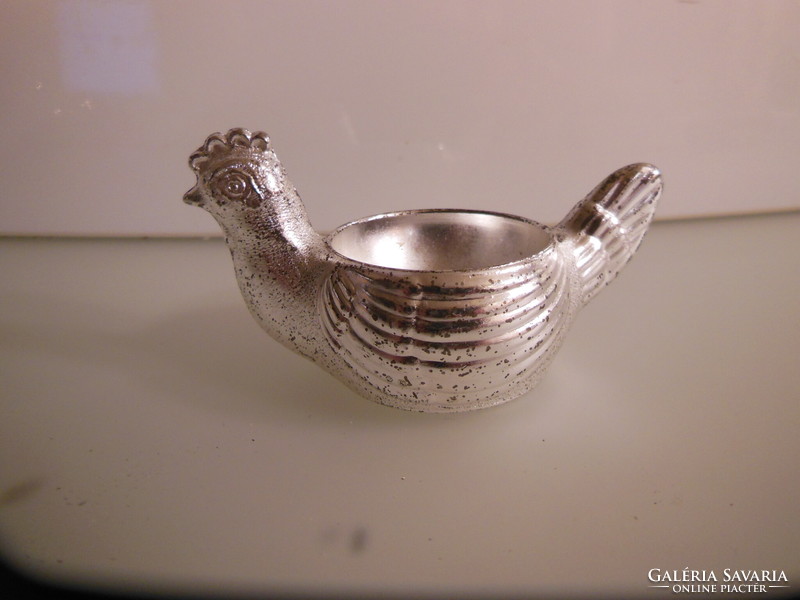 Egg cup - silver-plated - 9 x 5 cm - like new