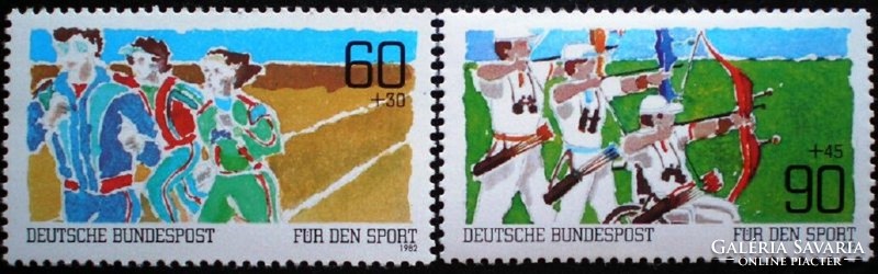 N1127-8 / Németország 1982 Sportsegély bélyegsor postatiszta