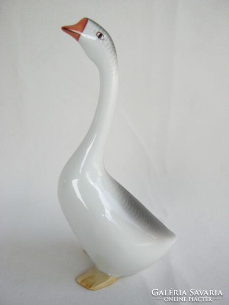 Hollóháza porcelain goose goose