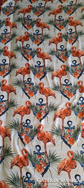 Women's flamingo scarf, stole (l4658)