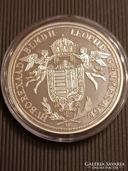 Magyar tallérok utánveretben II. Lipót tallérja 1790. 999 ezüst