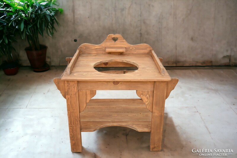 Folk-style wooden stand