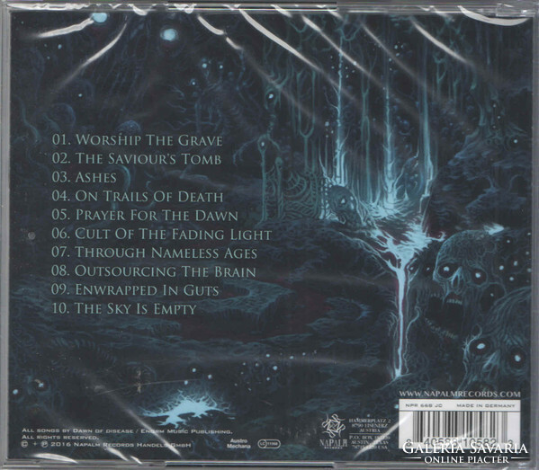 Dawn of disease - worship the grave cd 2016