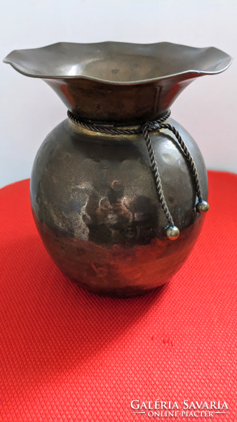 Copper craft vase