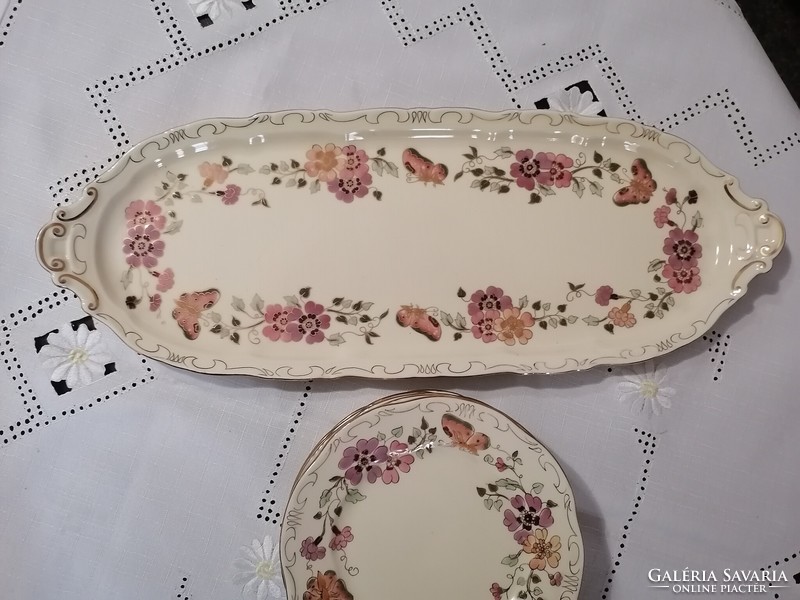 Zsolnay butterfly sandwich set