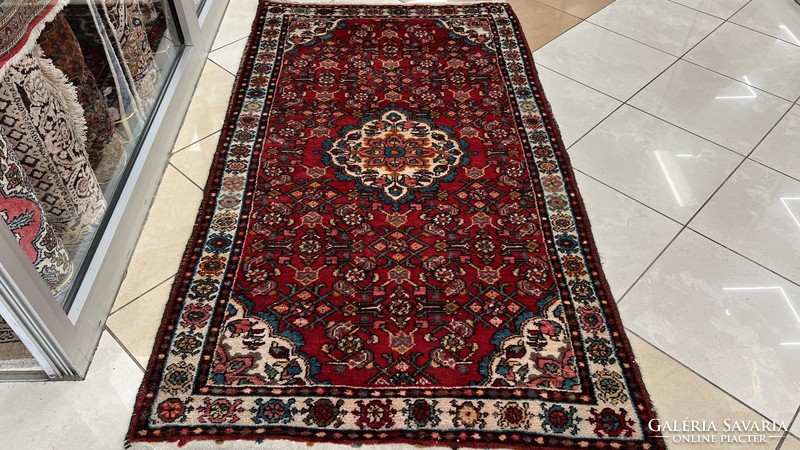 3541 Iranian Hussianabad hand-knotted wool Persian carpet 102x185cm free courier