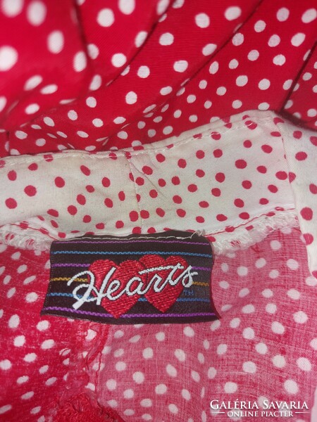 Hearts Polka Dot Pocket S Dress.