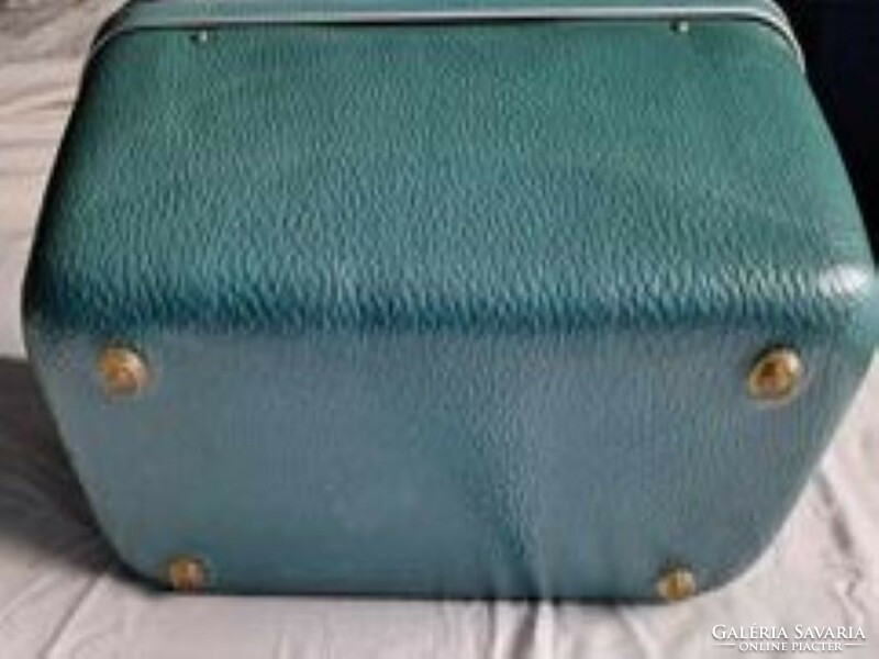 Vintage Diplomat piperebőrönd, utazó kozmetikai táska