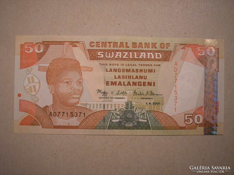 Swaziland - 50 Emalangeni 2001 oz