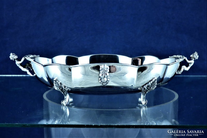 Beautiful, antique silver tray, Italian, ca. 1930!!!