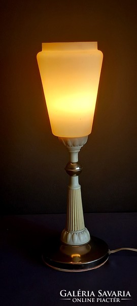 Eredeti Bauhaus bakelit asztali lámpa ALKUDHATÓ Art deco design