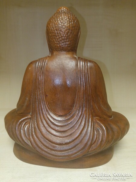 Meditáló kerámia Buddha