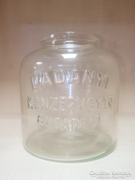 Ladányi Konzervgyár Budapest ruszlis üveg