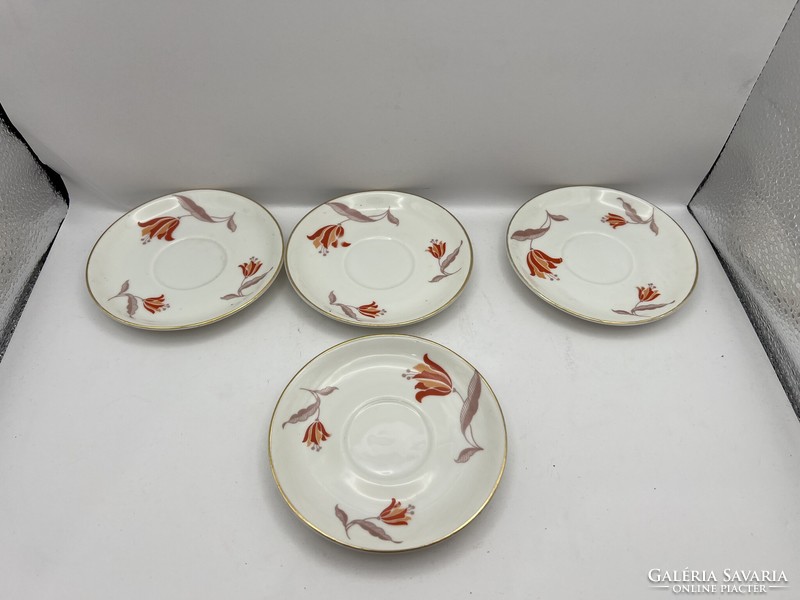 Kronach Bavarian porcelain small plates, 4 pieces, 10 cm. 5010