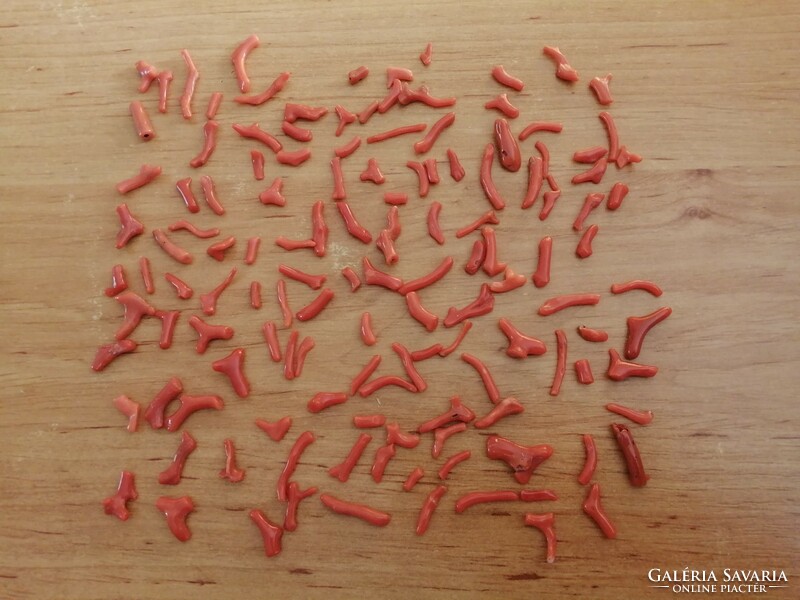 130 pcs 7-25 mm real natural red coral branch