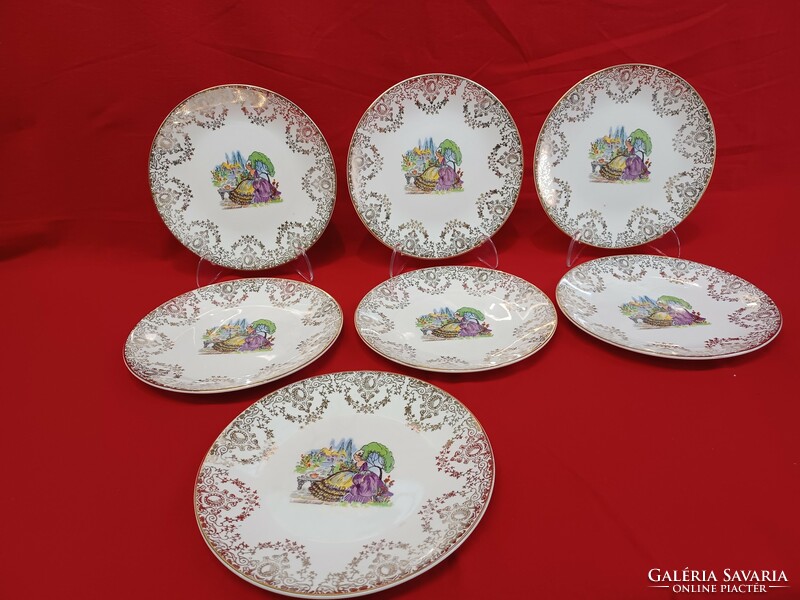 English earthenware plates, 18 cm diameter, Portland Pottery Cobridge Staffordshire