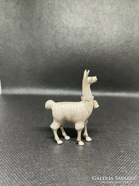 Silver miniature llama