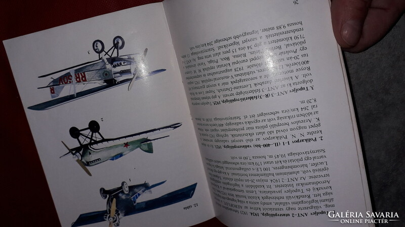 1984. BÚVÁR ZSEBKÖNYV - Kondor Lajos :Léghajók, repülőgépek Kolibri könyvek könyv képek szerint MÓRA