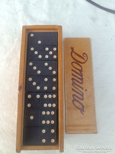 Art deco wooden dominoes