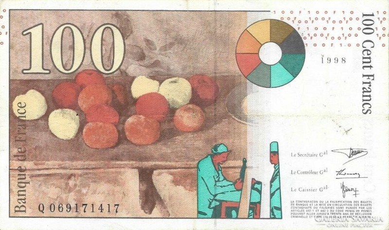 100 French francs 1978 France