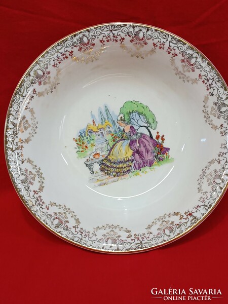 English earthenware side dish 22.5 cm diameter, portland pottery cobridge staffordshire