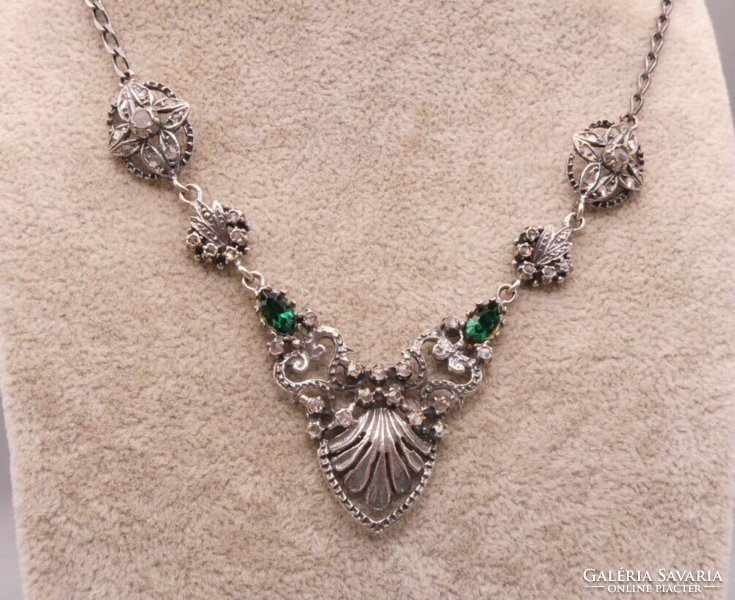 Antique silver art nouveau necklace