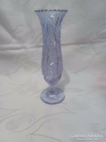 Color changing crystal vase