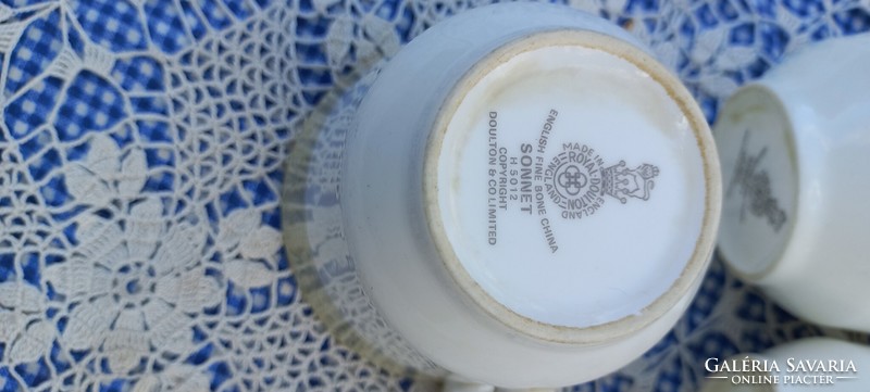 3 royal daulton English tea cups