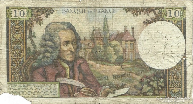 10 frank francs 1972 Franciaország